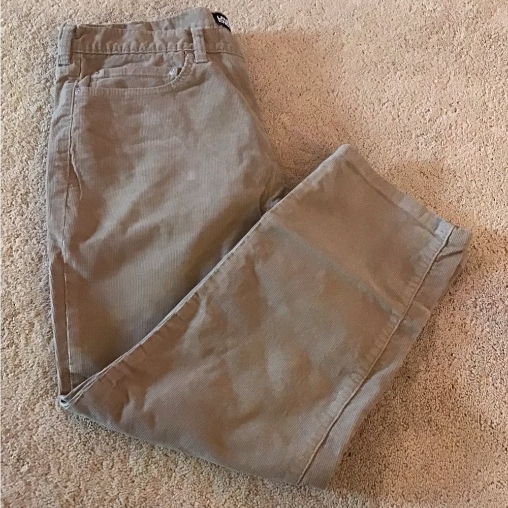 NWT Lands’ End Men's 38x26 Slim Stretch 5Pkt.Corduroy Pants - Khaki